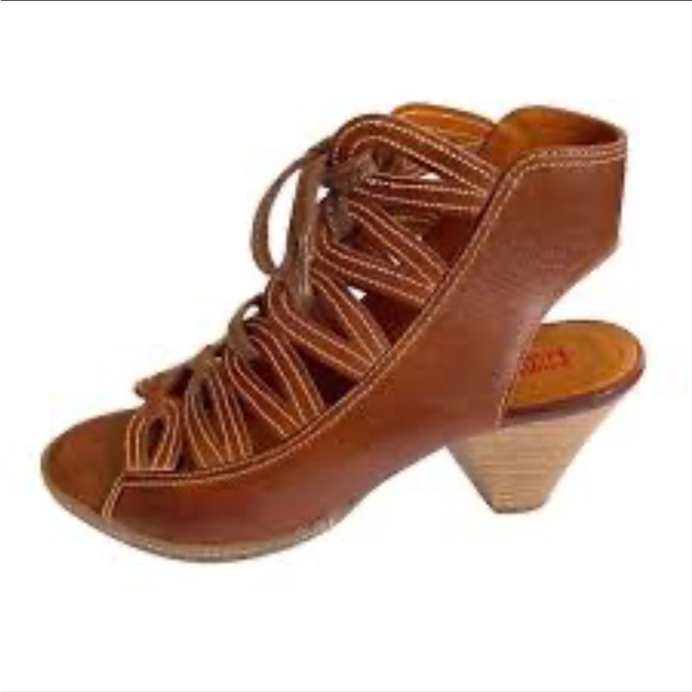 Brown leather Strappy Sandals